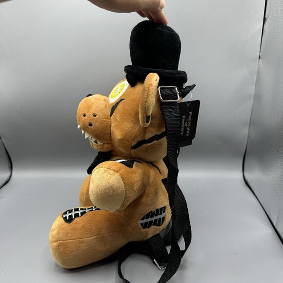 Five Nights At Freddy\'s Nightmare Freddy Plush Backpack FNAF New